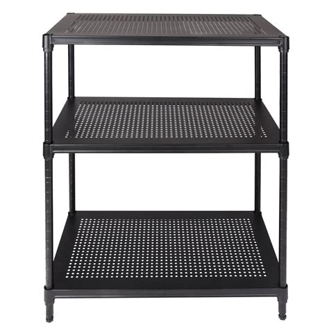 adjustable 3 tier metal shelf